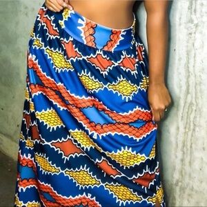 NEW Tribal Festival Handmade Maxi Skirt SZ L